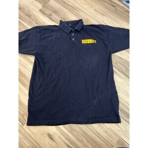 HOI Houston Overseas Imports Navy Blue Security Polo pre shrunk 3XL